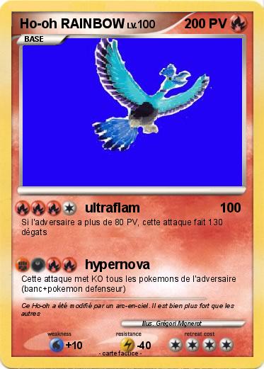 Pokemon Ho-oh RAINBOW