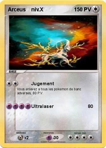Pokemon Arceus    niv.X