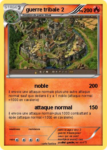 Pokemon guerre tribale 2