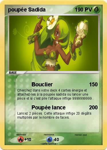 Pokemon poupée Sadida