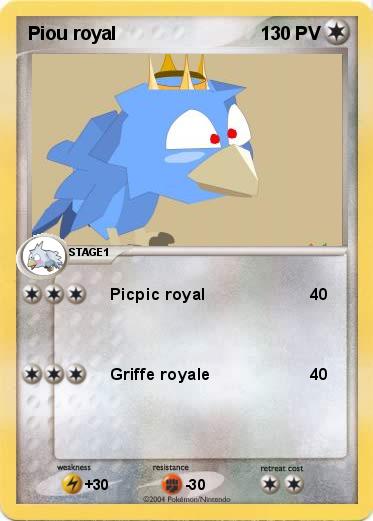 Pokemon Piou royal