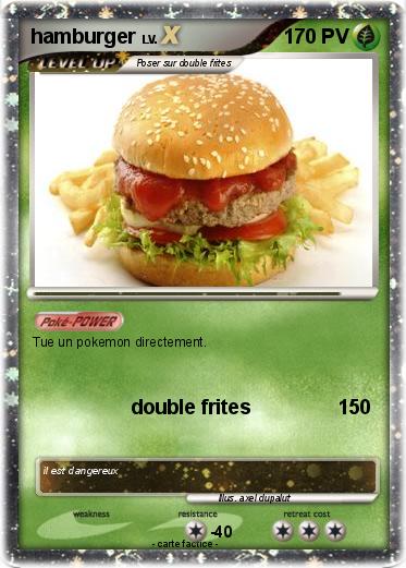 Pokemon hamburger