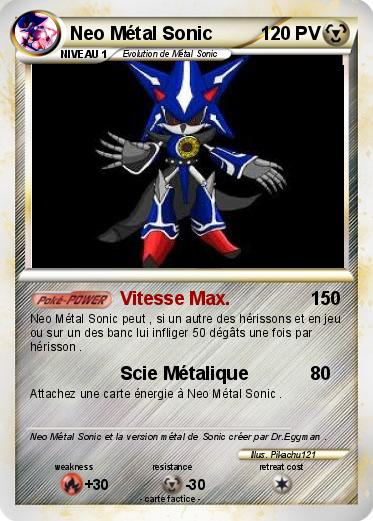 Pokemon Neo Métal Sonic