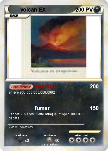 Pokemon volcan EX