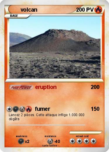 Pokemon volcan