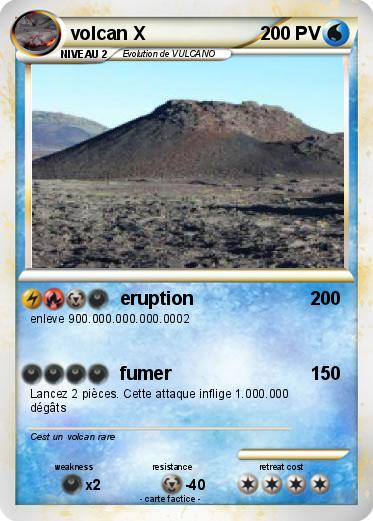 Pokemon volcan X