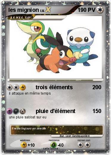 Pokemon les mignion