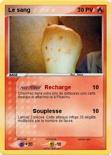 Pokemon Le sang