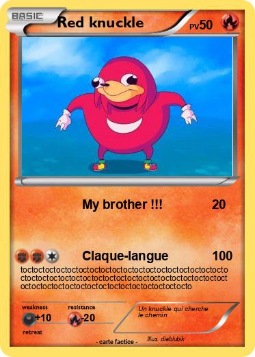 Pokemon Red knuckle