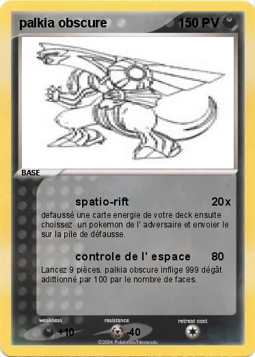 Pokemon palkia obscure