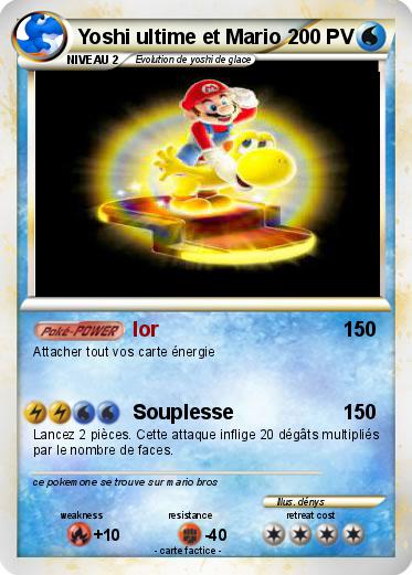 Pokemon Yoshi ultime et Mario