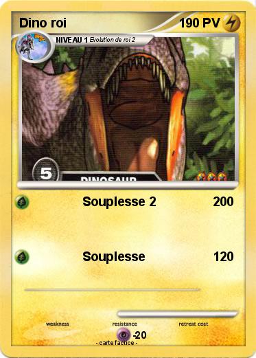 Pokemon Dino roi