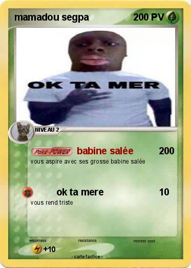 Pokemon mamadou segpa