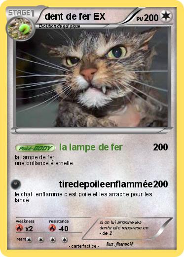 Pokemon dent de fer EX