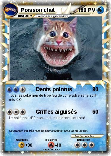 Pokemon Poisson chat