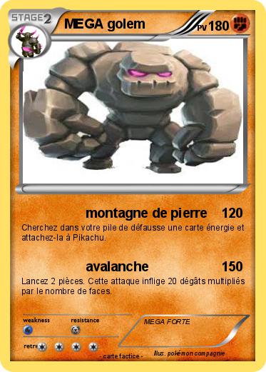 Pokemon MEGA golem