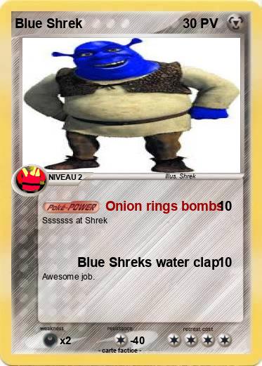 Pokemon Blue Shrek