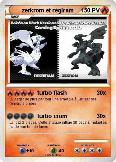 Pokemon zerkrom et regiram