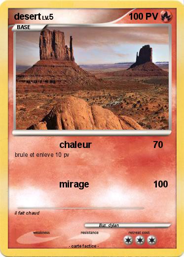 Pokemon desert