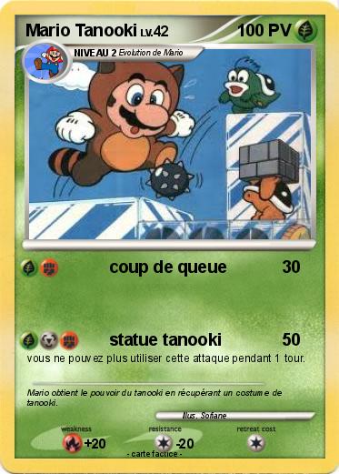 Pokemon Mario Tanooki