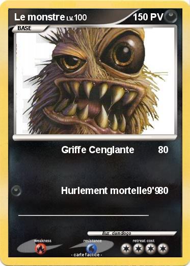 Pokemon Le monstre