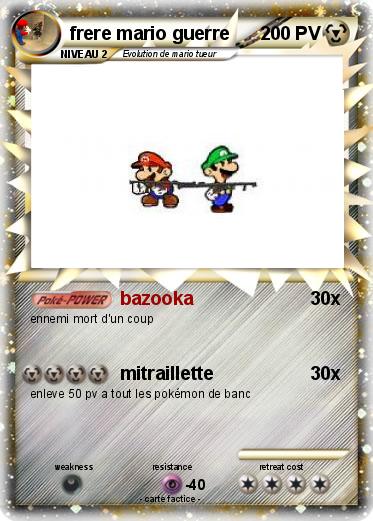 Pokemon frere mario guerre