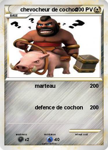 Pokemon chevocheur de cochon