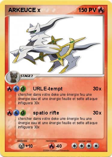 Pokemon ARKEUCE x