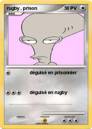 Pokemon rugby . prison