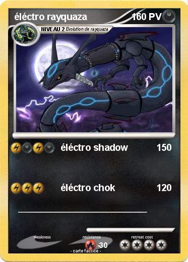 Pokemon éléctro rayquaza
