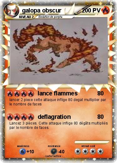 Pokemon galopa obscur