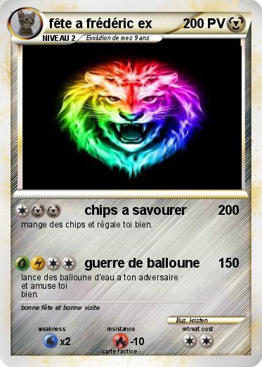 Pokemon fête a frédéric ex