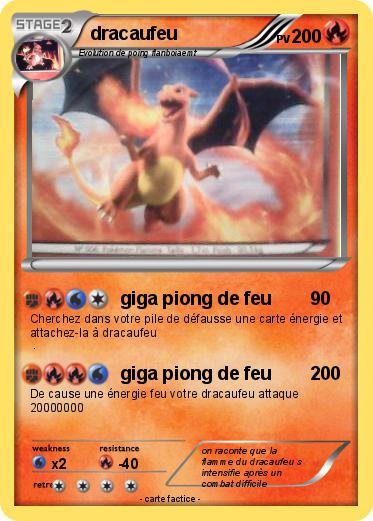 Pokemon dracaufeu