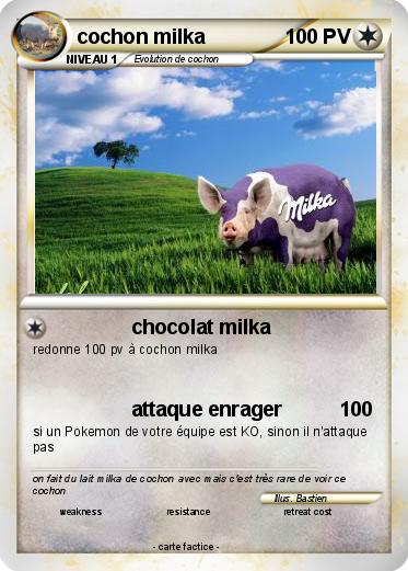 Pokemon cochon milka