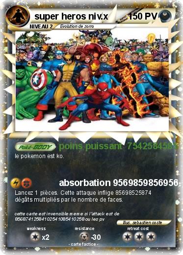 Pokemon super heros niv.x