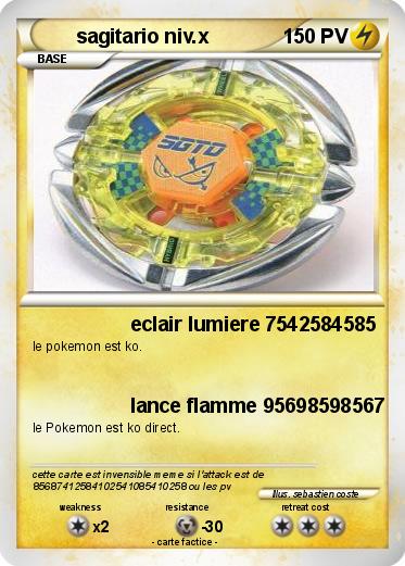 Pokemon sagitario niv.x