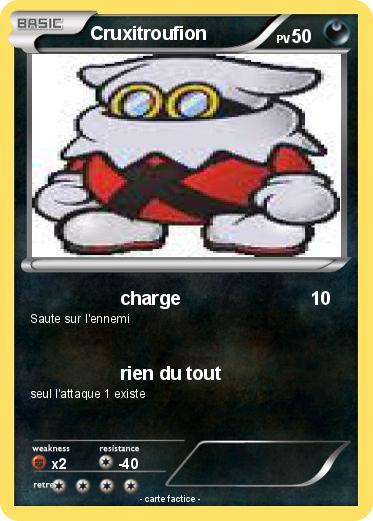 Pokemon Cruxitroufion