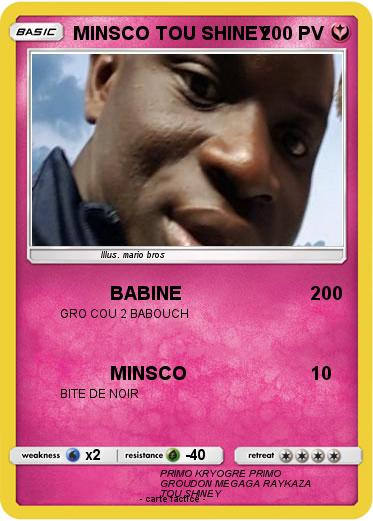 Pokemon MINSCO TOU SHINEY