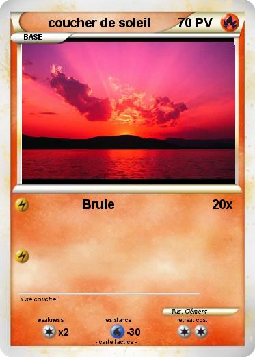 Pokemon coucher de soleil