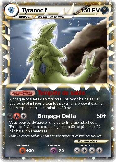 Pokemon Tyranocif
