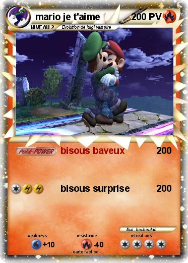 Pokemon mario je t'aime