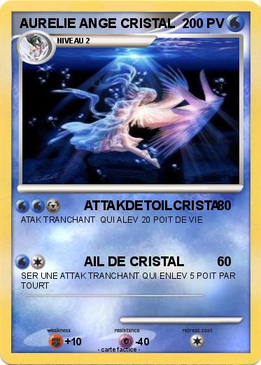 Pokemon AURELIE ANGE CRISTAL