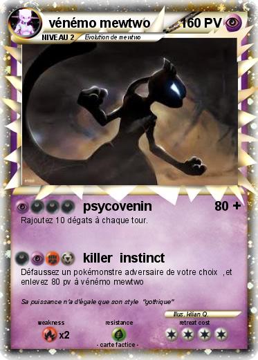 Pokemon vénémo mewtwo