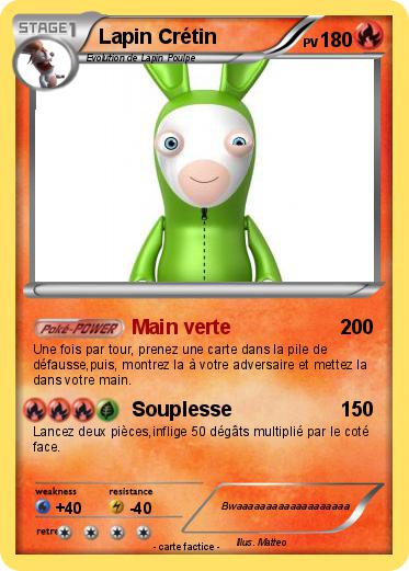 Pokemon Lapin Crétin