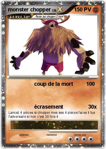 Pokemon monster chopper