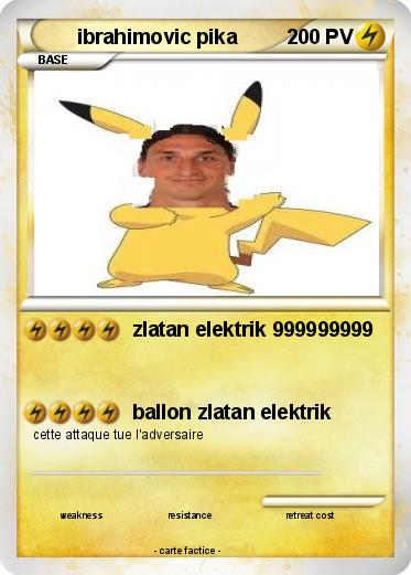 Pokemon ibrahimovic pika