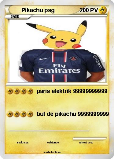 Pokemon Pikachu psg
