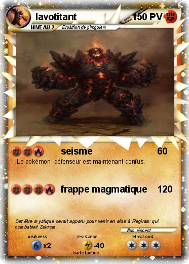 Pokemon lavotitant