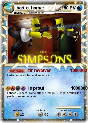 Pokemon bart et homer