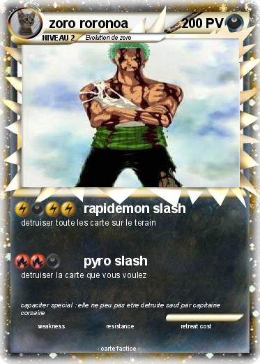 Pokemon zoro roronoa